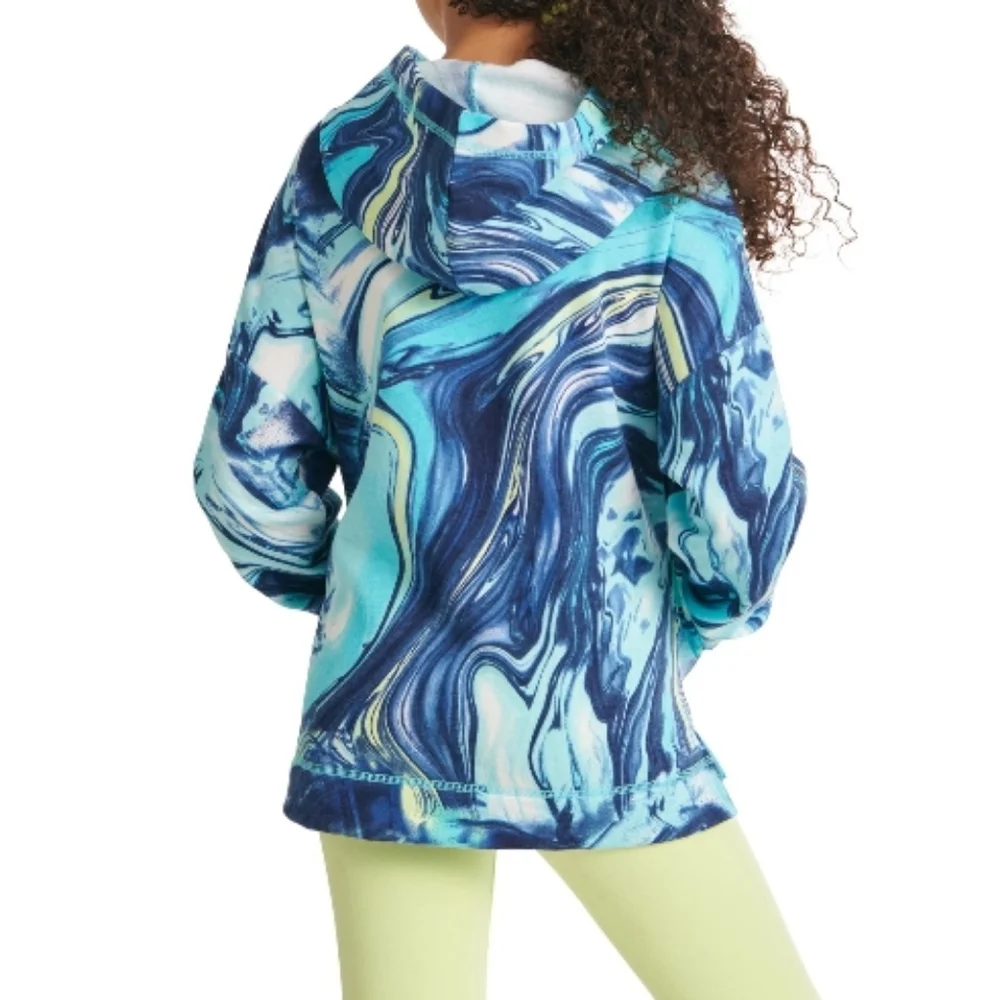 Girls Justice Marbled Hoody Sweatshirt - Picture 3 of 11